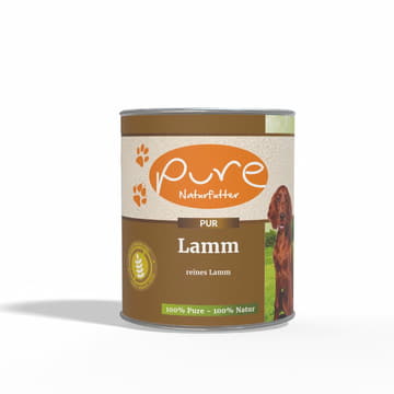 Dog menu PUR meat tin lamb