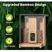 Birdfy Feeder Bamboo - Vogelhaus mit Kamera