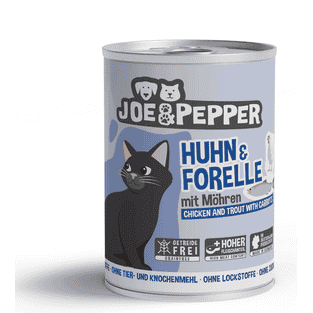 Cat Huhn & Forelle mit Möhren