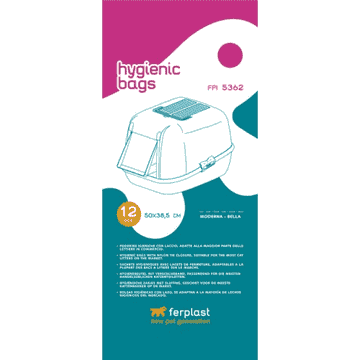 Ferplast FPI 5362, sachets en polyvinyle 12 pcs