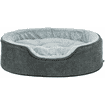 Vital lit Lino soft ovale, gris/gris clair