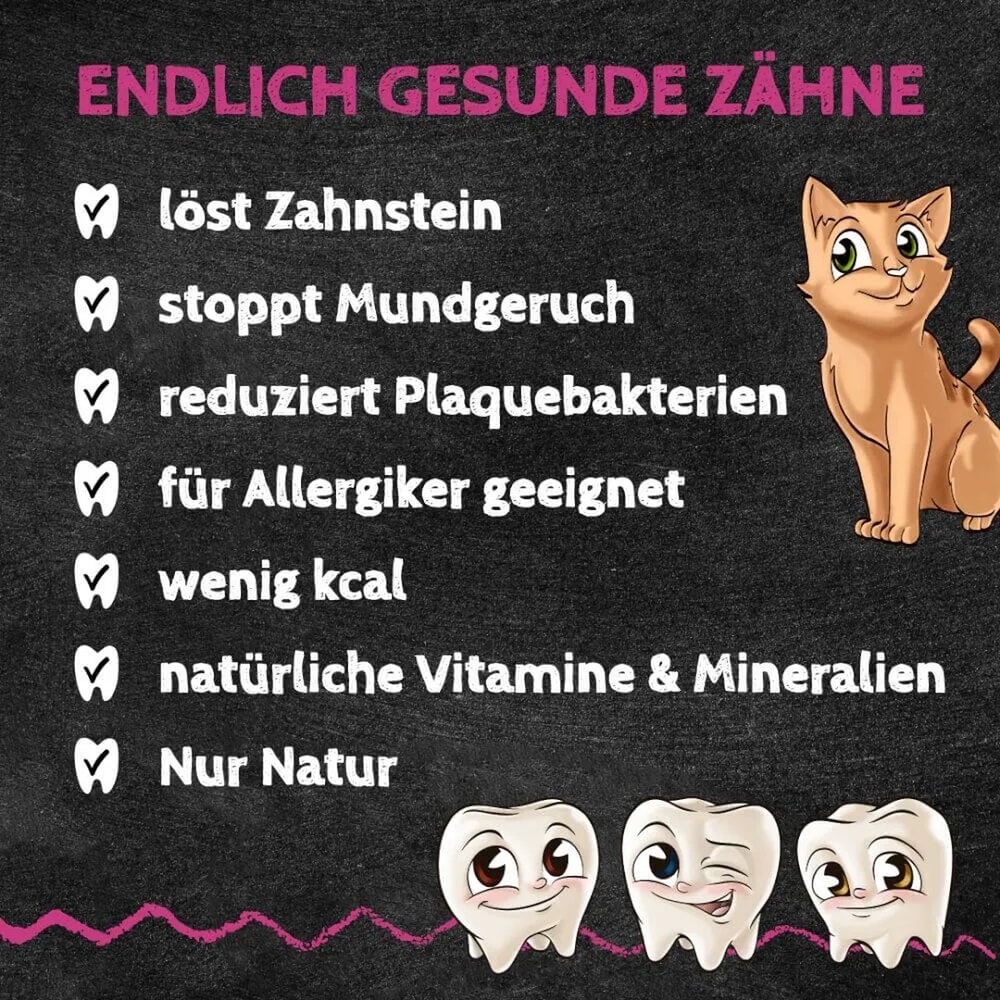 Zahnputzkohle Katze
