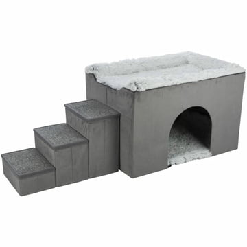 Höhle Harvey mit Treppe, grau