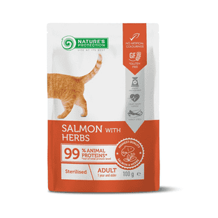 Sterilised Cat Adult Salmon with Herbs