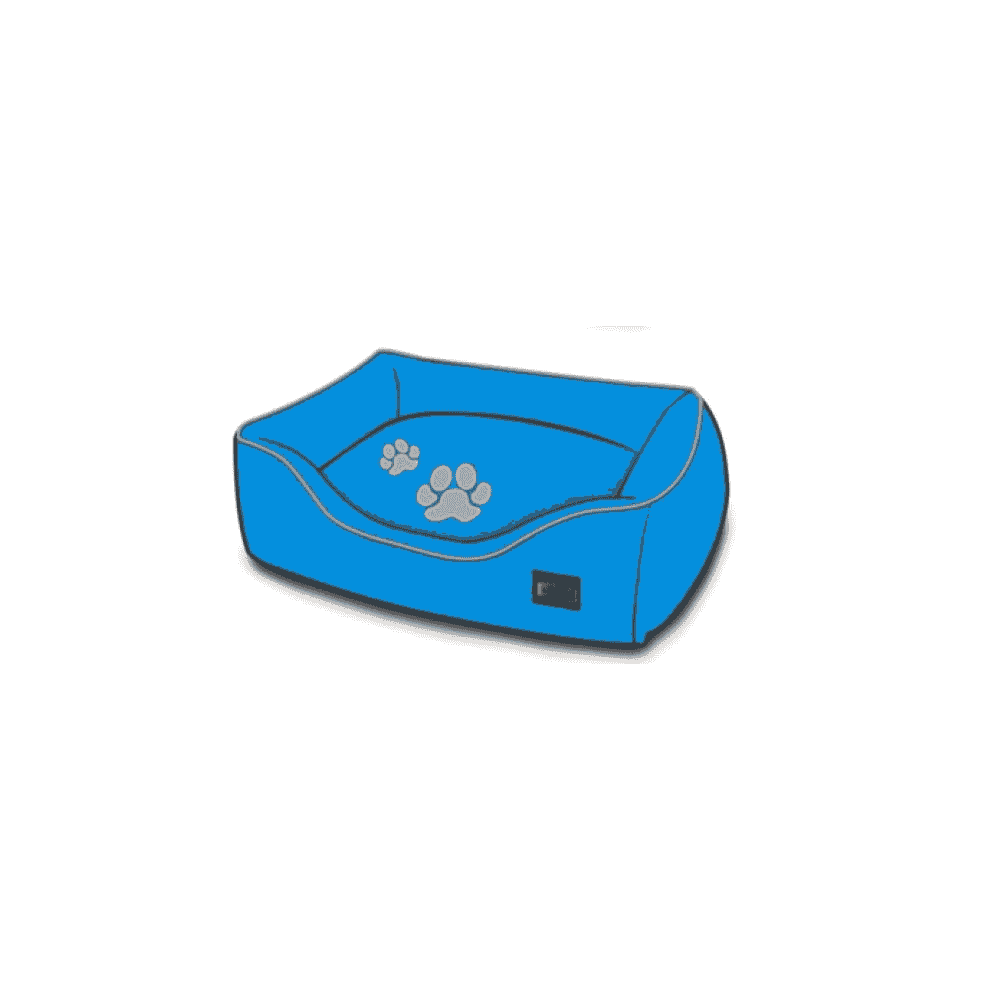 Couverture de lit pour chien et chat Nio28, bleu