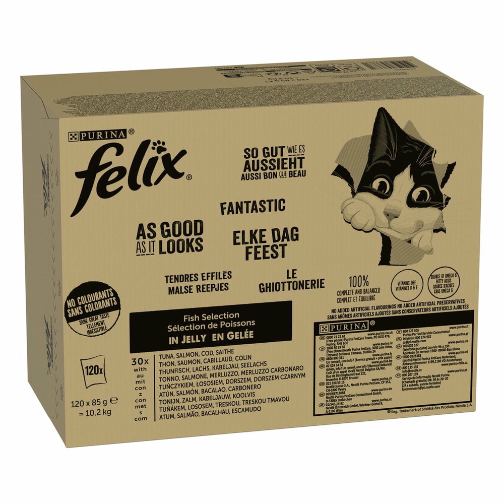 So gut wie es aussieht Fisch Mega-Jumbo Pack 120x85g