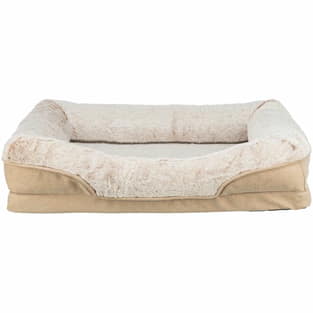 Vital Bett Lino eckig, beige