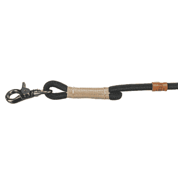 BE NORDIC Laisse d'extension noir/ sable
