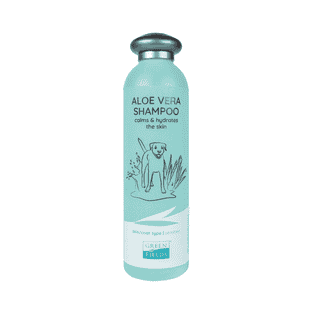 Aloe Vera Shampoo calms the skin