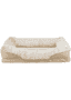Lit Vital Lino carré, beige