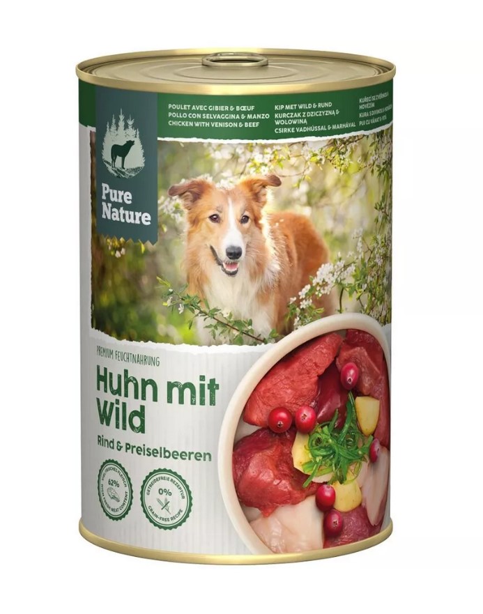 Dog Adult Huhn mit Wild, Rind & Preiselbeeren