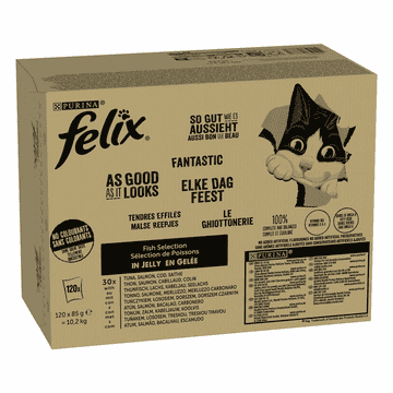 Aussi bon que beau poisson Mega-Jumbo Pack 120x85g
