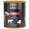 Dog menu for puppies with veal &amp; vegetables