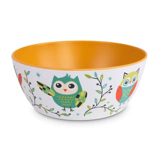 Dog bowl Owl