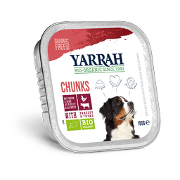 Bio Chunks au poulet et au bœuf - barquette