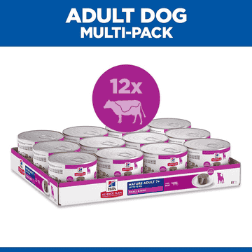 Canine Small & Mini Breed Mature Adult Beef - Can