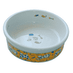 Ceramic cat bowl with cat motif