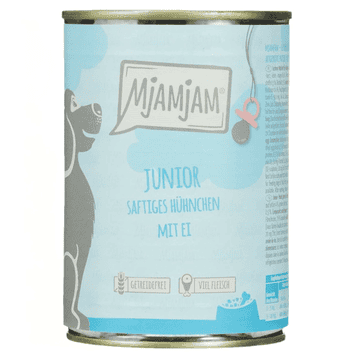 Dog Junior - Saftiges Hühnchen mit Ei