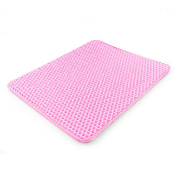 Litter Mat Velcro Rosa