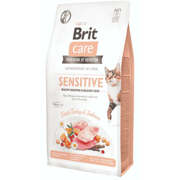 Care Cat Grainfree - Turkey & Salmon - Sensitive & Healthy Digestion