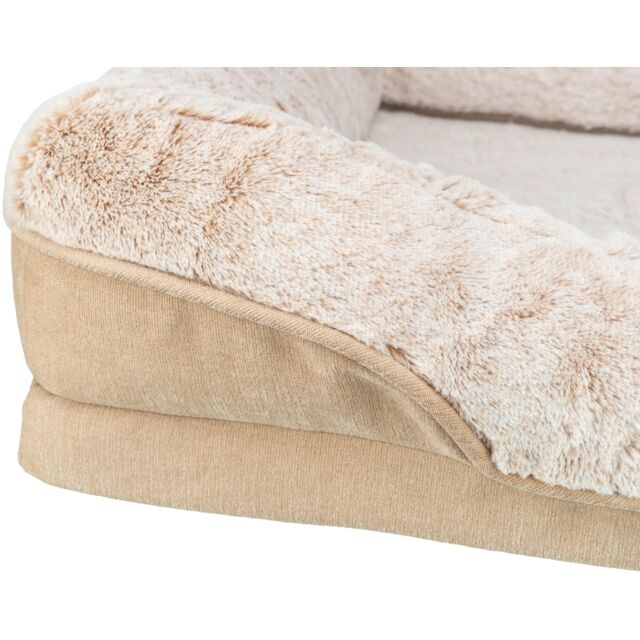 Vital Bett Lino eckig, beige
