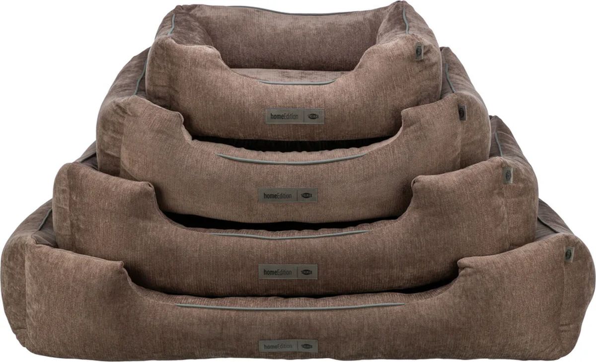 Vital bed Lennox angular, brown