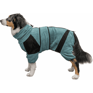 Combinaison et peignor pour chiens