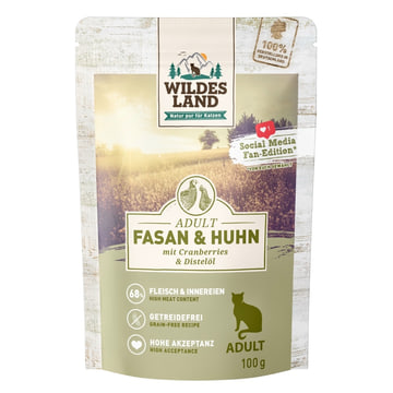 Feline Classic Adult faisan et poulet avec cannberges - en sachets