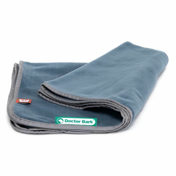 RedLabel Kuscheldecke Fleece blaugrau