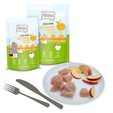 Chicks & Friends - Zartes Hühnchen an schmackhaften Apfelstückchen (poulet & pomme)
