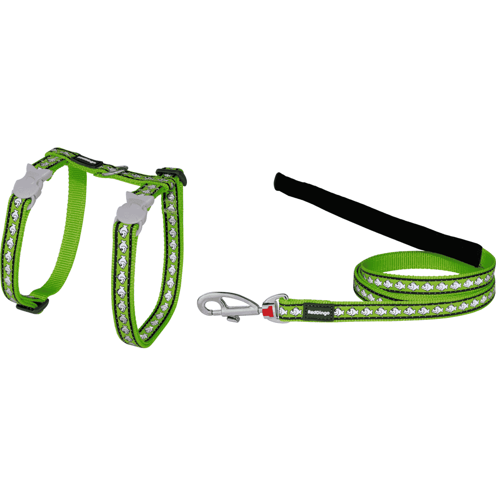 Harness &amp; leashes for cats Reflect Fish XS