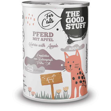 Pferd mit Apfel Adult