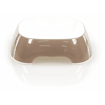 swisspet écuelles en plastique medium,beige-brun clair, 0.75l