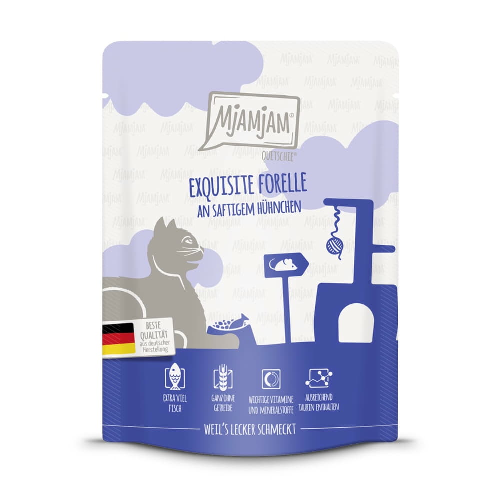 Exquisite Forelle an saftigem Hühnchen