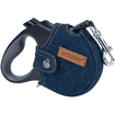 Laisse à enrouleur Denim bleu foncé