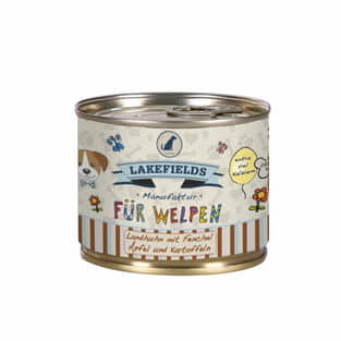 "Für Welpen Landhuhn" Pour Chiots Poulet de campagne avec Fenouil, Pommes & Patates - boîte