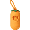 Poop bag dispenser set Tangerine, 7 rolls