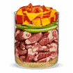 Menu chiots, volaille