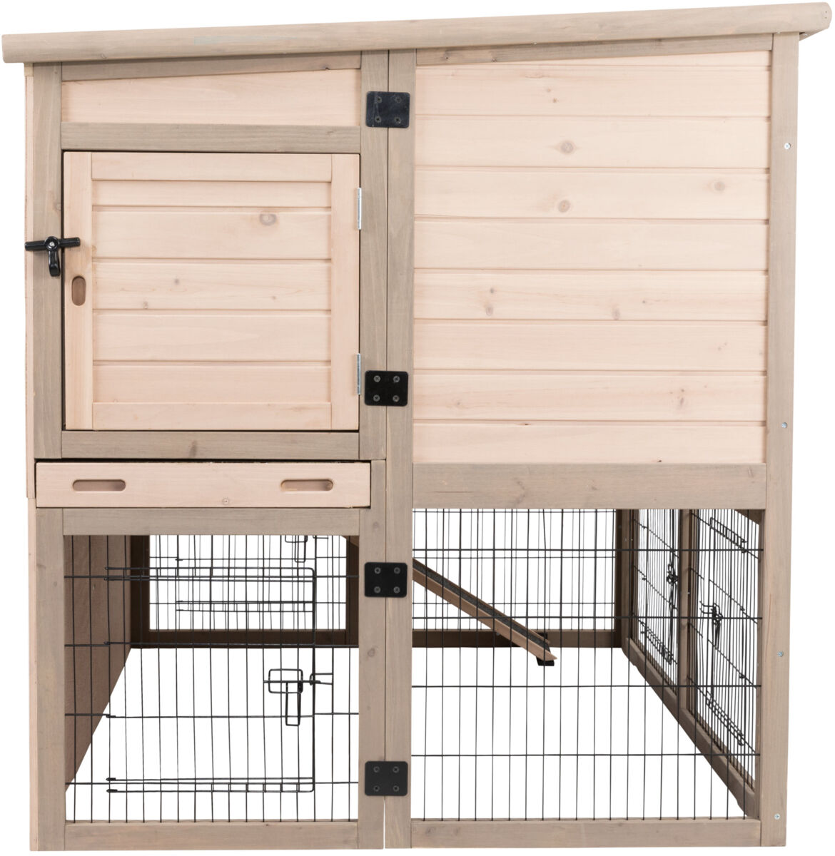 Natura small animal hutch XL with thermal insulation