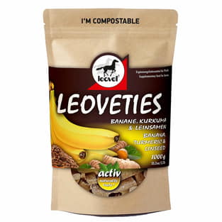 Leoveties Banane, Kurkuma und Leinsamen