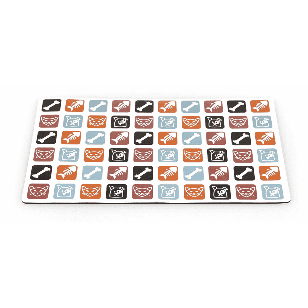 Magnetic food mats