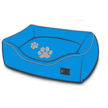 Couverture de lit pour chien et chat Nio28, bleu
