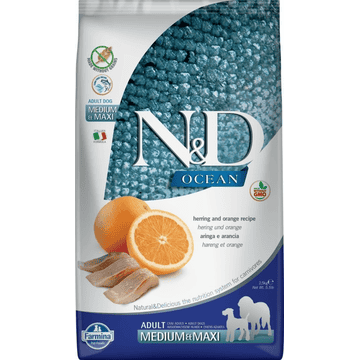 Canine  Adult Med/Max Hering Orange