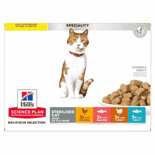Feline Sterilised Cat Delicious Selection Fish & Poultry - Sachet