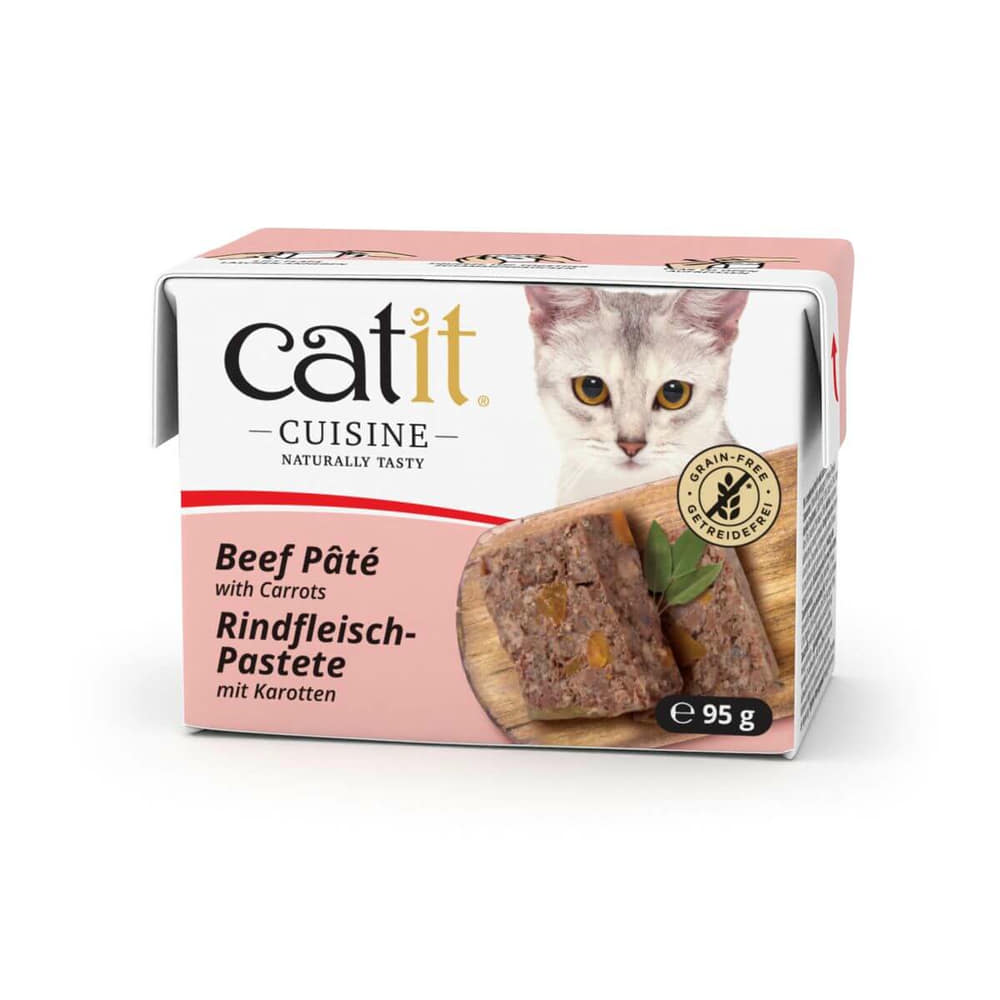 Cuisine beef pâté with carrots