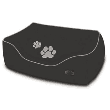 Couverture de lit pour chien et chat Nio28, noir