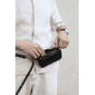 3-in-1 Handsfree Leather Dog Leash schwarz