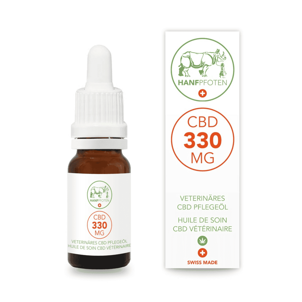 CBD Pflegeöl 330mg für Hunde mittelgrosser Rassen
