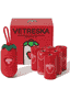 Set distributeur de sacs à crottes Strawberry, 7 rouleaux
