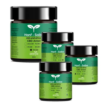 CBD Aktiv-Hanf-Salbe, 6%